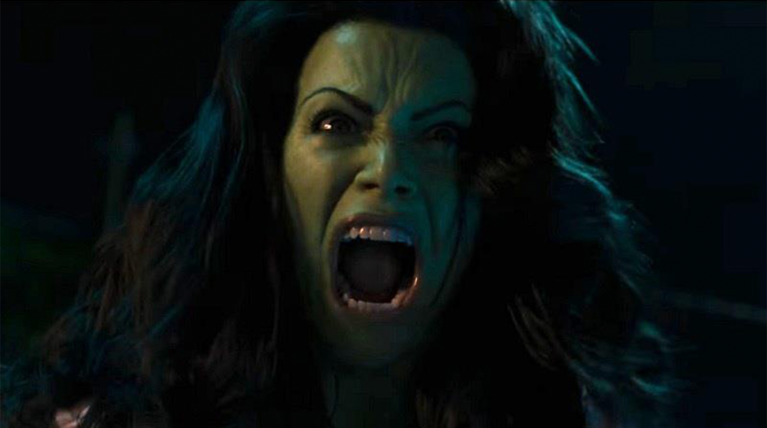 Jennifer Walters expressing very justified rage in She-Hulk