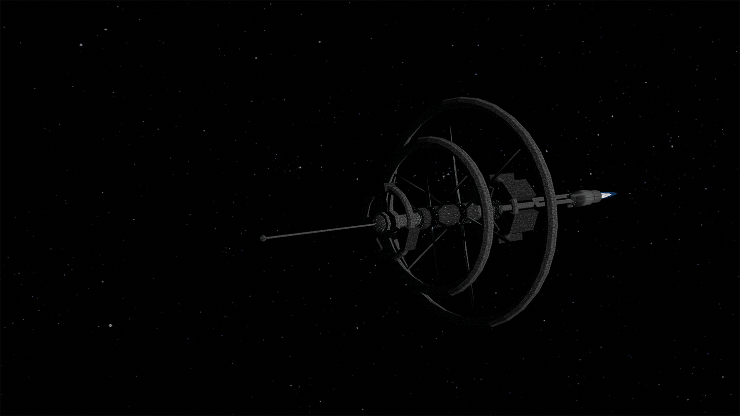 3D render of the Spaceship